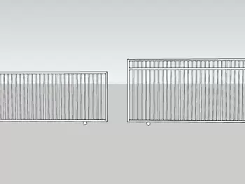 Economy 40 sliding gate